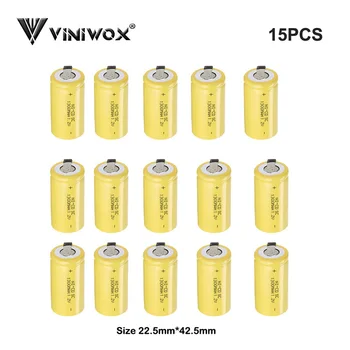 

SC Ni-CD Power Tool Battery Cell 1300mAh 1.2V for Rechargeable Subc Batteries Electric Elements Makita Bosch Hitachi