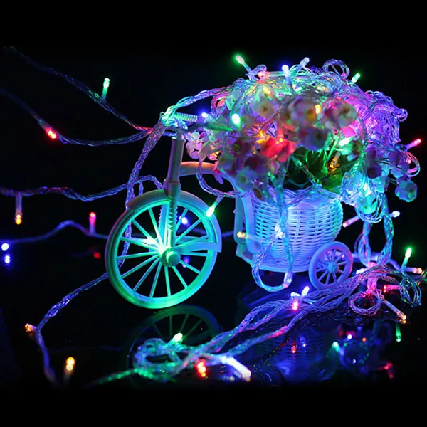 ZPAA 10 м/20 м/30 м/50 м/100 м светодиодный водонепроницаемый светильник-гирлянда в виде сосульки, новогодний, Свадебный, вечерний светодиодный светильник для наружной рождественской декорации - Испускаемый цвет: Changeable