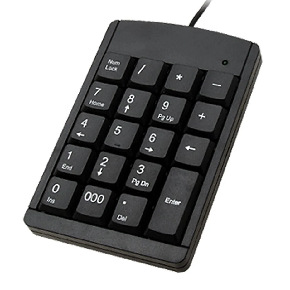Gtfs-мини черный USB цифровая клавиатура для портативных ПК компьютер