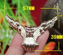 20Pcs 57mmX39mm silver color box Feet for Box Making