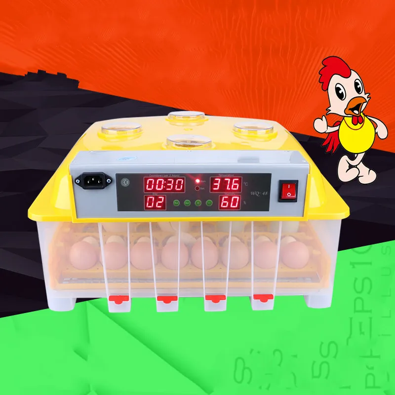 

2016 New Egg Hatching Machine Fully Automatic Home Type of 36 Chicken Duck Goose Egg Incubators Mini Incubation Controller