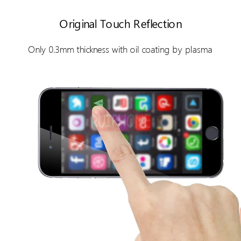 Защитное стекло закаленное для iPhone X XS MAX XR 6 6s 7 8 Plus 5 5C SE 2020|Защитные стёкла и