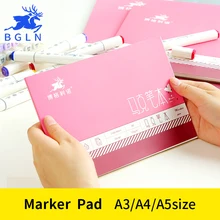 BGLN A3/A4/A5 Профессиональный Эскиз маркер для рисования бумага для рисования маркер коврик для школьников