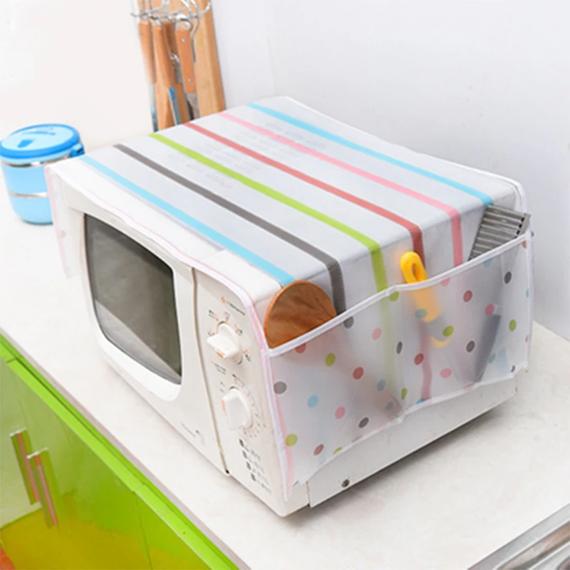 

household Waterproof Microwave Oven Covers With Two Side Pocket PEVA Material
