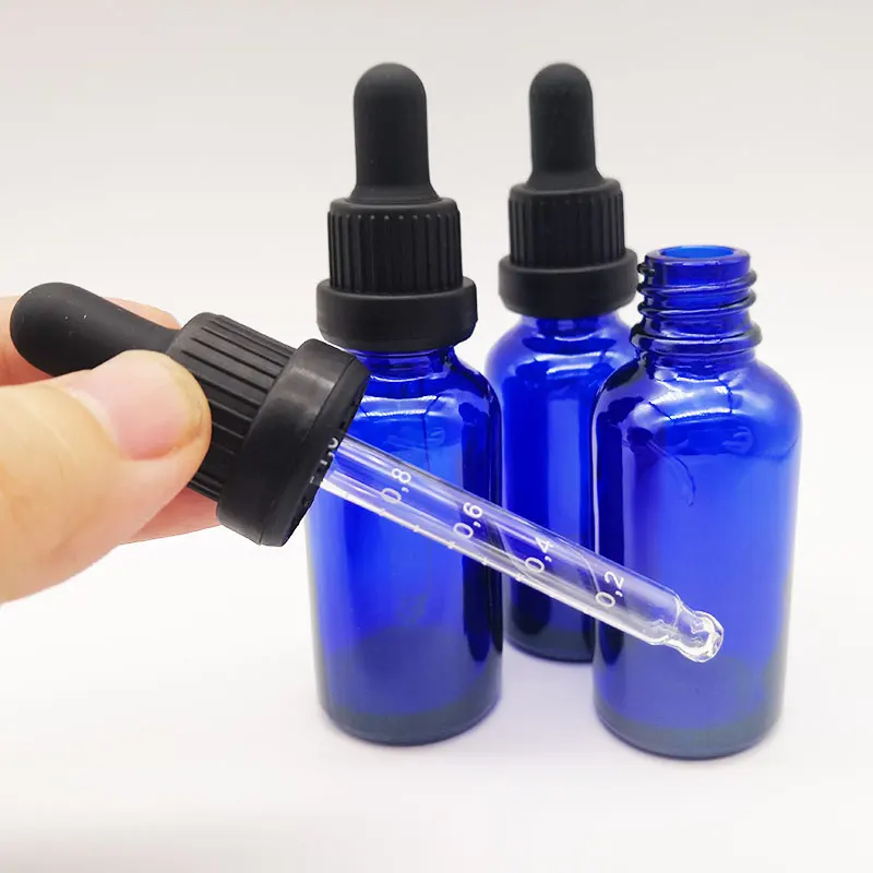 Set of 3 Refillable 30ml Liquid Dropper Bottles