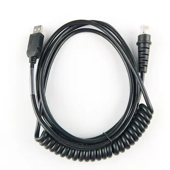 

2pcs BarCode Scanner USB Cable,Spiral,3M(10feet),For HHP 3800g,3800r,3820,3200,4600g,4600r,4820,4600Q,USB Interface