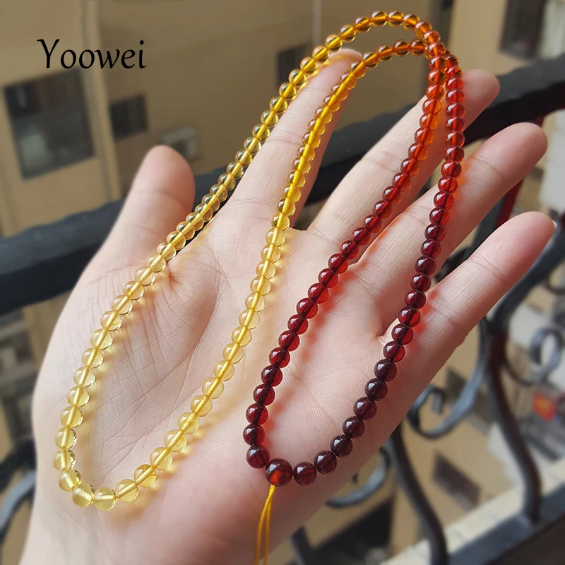 rainbow amber necklace (3)