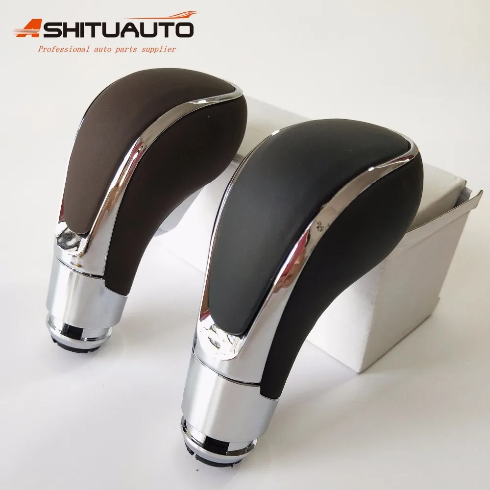 

AshituAuto Black or Brown PU Leather Automatic Gear Shift Shifter Lever Stick Knob For Opel Vauxhall Buick Regal 20986270