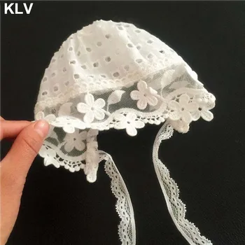 

Baby Girl Lace Princess Hat Visor Newborn Hollow Cotton Hats Spring and Summer Thin Section Cap