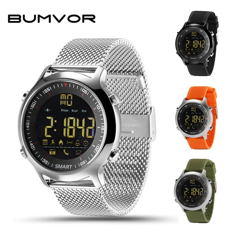 

BUMVOR IP67 Waterproof EX18 Smart Watch Support Call and SMS alert Pedometer Sports Activities Tracker Wristwatch Smart watch