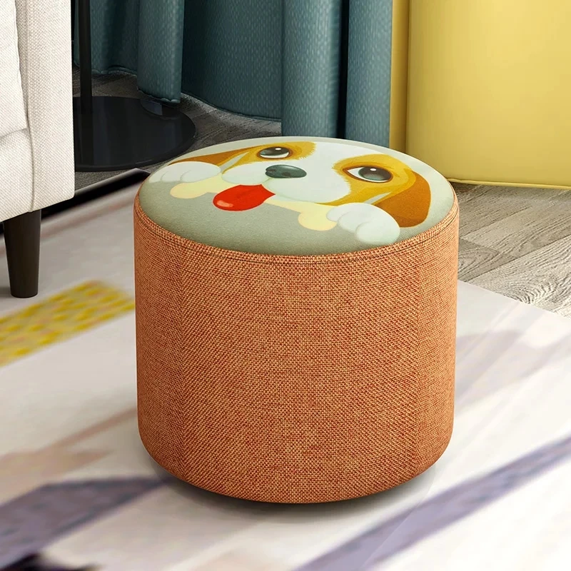 ottoman storage stool Nordic Round Round Pouffe pouf kids furniture pouf bench foot stool 27cm ottoman storage stool Nordic Round Round Pouffe pouf kids furniture pouf bench foot stool 27cm