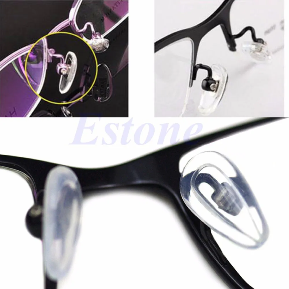 Новая мода 300pc силиконовые очки солнцезащитные очки винт на носоупоры инструмент для ремонта