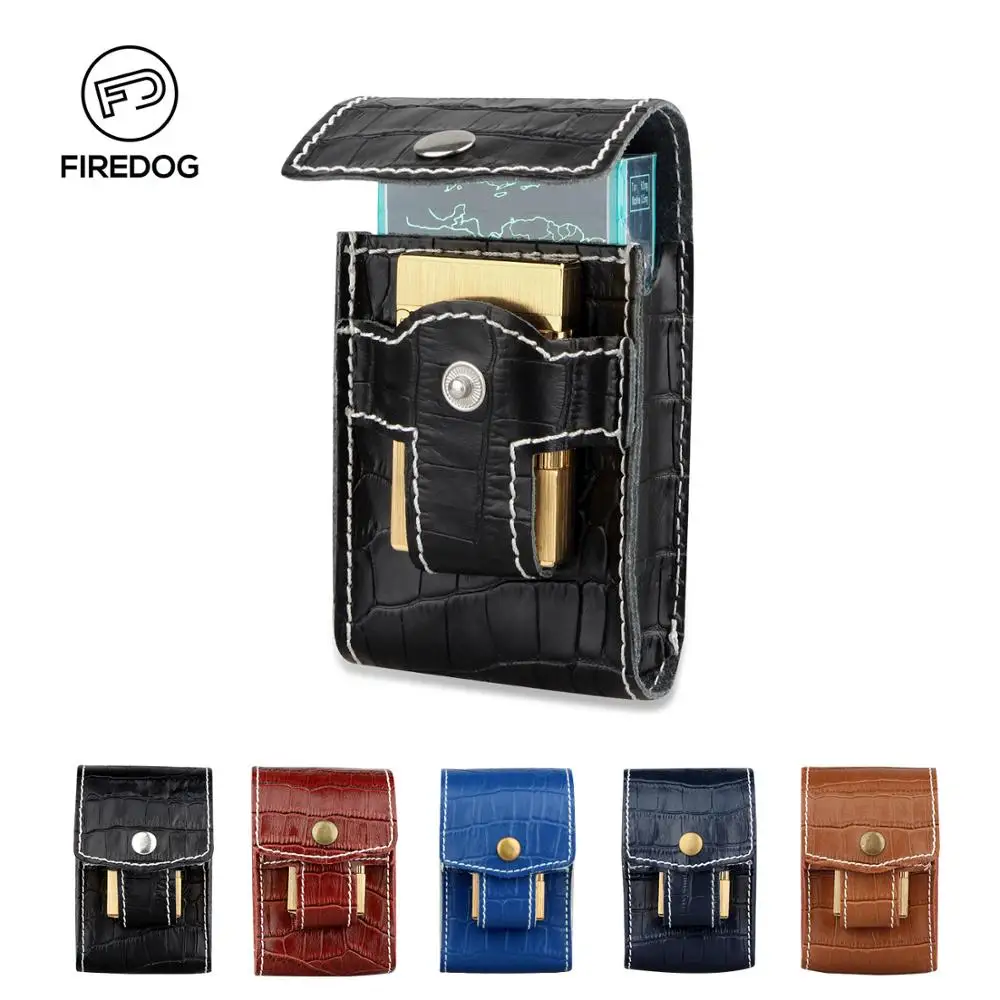 

Woman/Men Crocodile Pattern Leather Cigarette Case Wallet ,With Lighter Holder Waist Belt Loop Cigarette Case Box