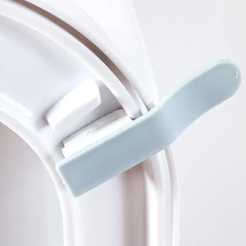 3 Pcs Toilet Seat Cover sticking Lifter Handle Avoid Touching Hygienic Clean lifting sticker tool bathroom supplies