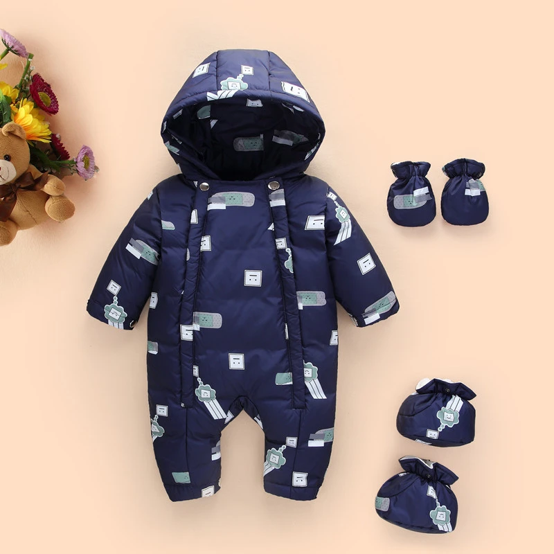 newborn baby boy snowsuit