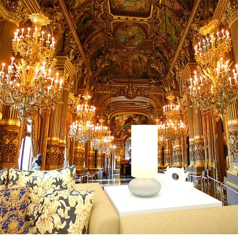 

beibehang 3d European Palace wall murals wall paper,3d custom photo wallpapers murals for living room papel de parede