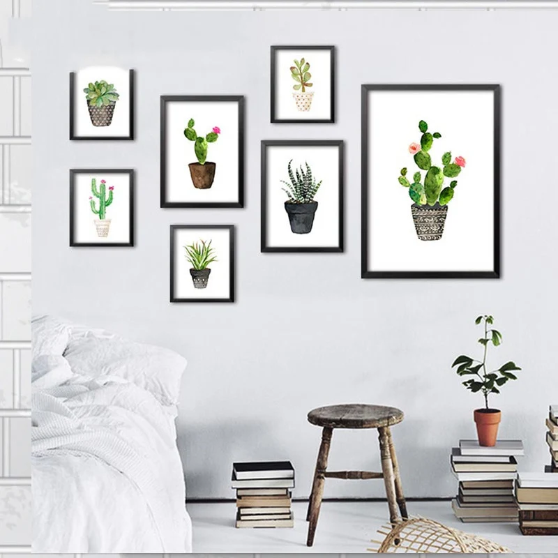 

5D DIY Diamond Painting"Cactus"Green leaves 3D Full Square resin Embroidery Cross Stitch painting Home Decor Wall arts