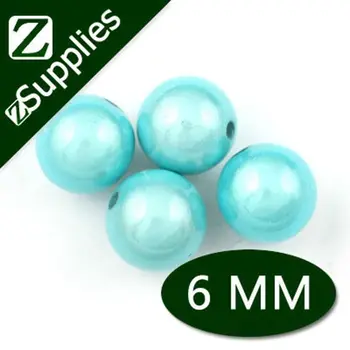

Best selling loose miracle beads, 6mm mixture colourful round acrylic beads for jewelry DIY
