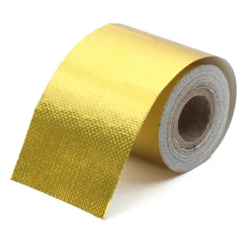 

4.5m x 50mm Foil Insulation Thermal Tape Car Thickened Heat Shield Intake Wrap Reflective Engine Pipe Cover Temperature Isolat