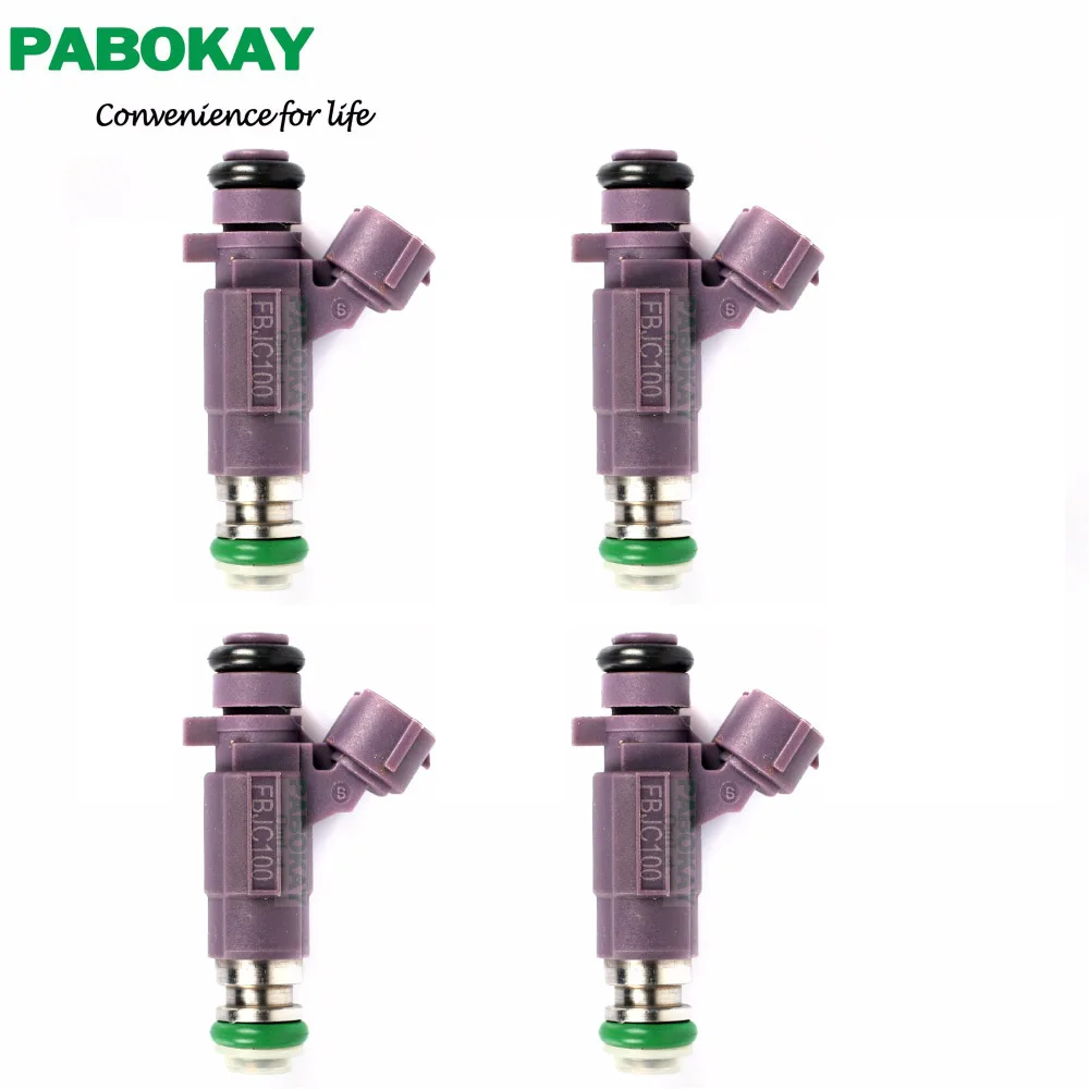 4 Pieces X Fuel Injectors For Subaru Forester Wagon Ej25 2.5l 4cyl 1999