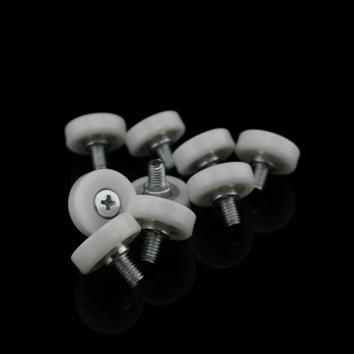 

free shipping 22mm furniture caster Positioning pulley sheave nylon pulley cupboard drawer filing cabinet sliding door wheel