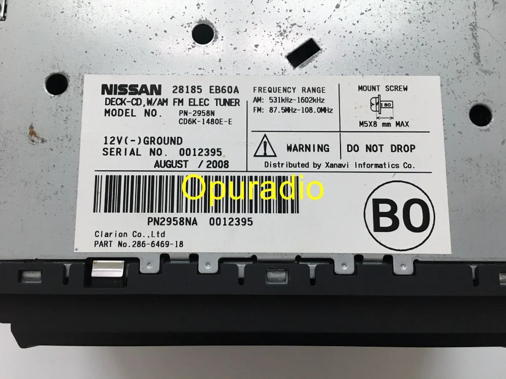 NI-SAN 28185 EH200 PN-2701B CD6K 1210U 6 DSIC CD-PN-2958N для NAVARA D40 навигации Pathfinder фабрики автомобильная стереосистема