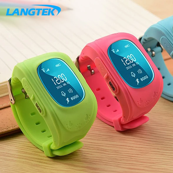 LANGTEK Q50 GPS Kid Safe smart Watch SOS Call Location Finder Locator Tracker for Child Anti