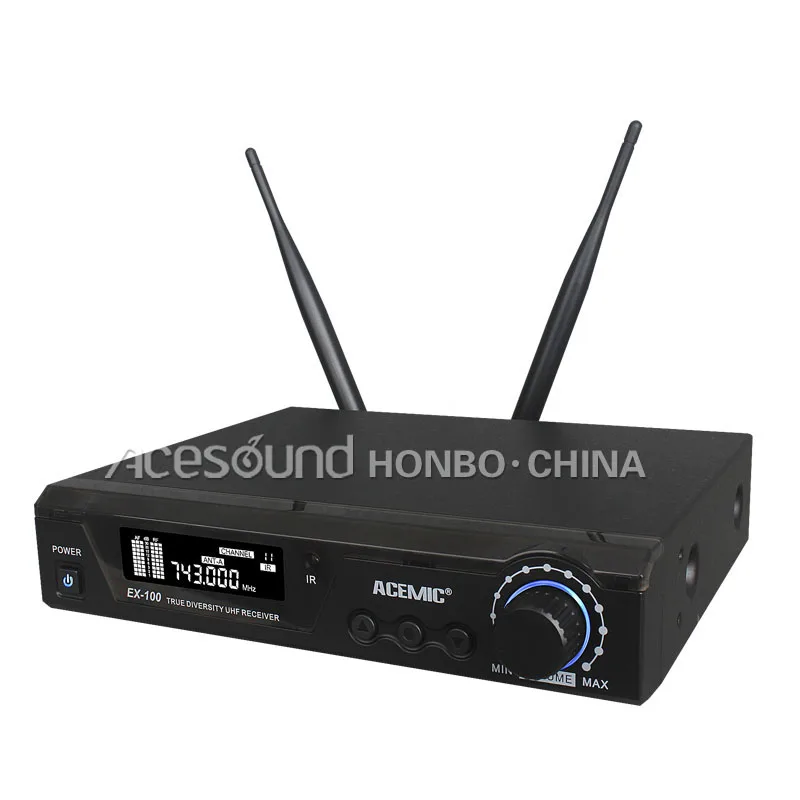 ACEMIC Профессиональный UHF Беспроводной саксофон микрофон на раструб беспроводной