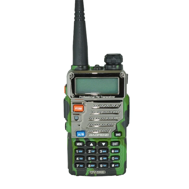 Baofeng UV-5R двухканальные рации двухсторонний коммуникатор трансивер FM UV5r VHF UHF портативный pofung UV 5R Охота CB Ham радиостанции - Цвет: camouflage 5RE