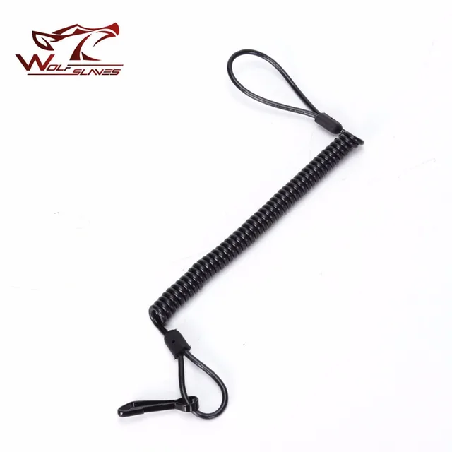 US $2.60 New Tactical Gun Sling Single Point Pistol Handgun Spring Lanyard Sling Quick Release Shooting Hunt