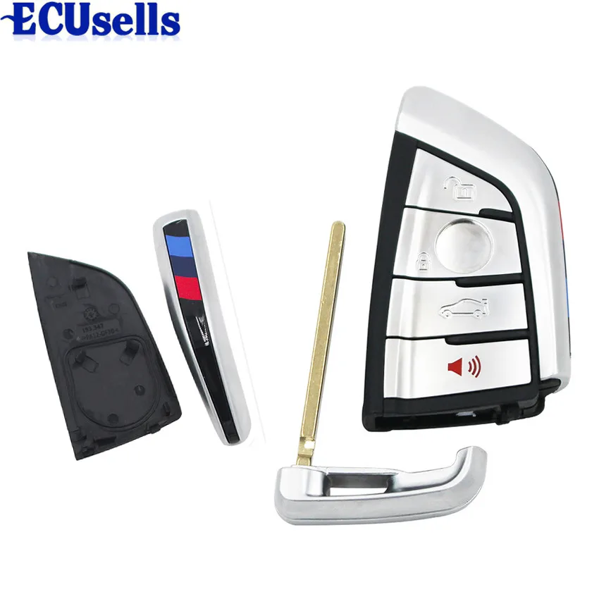 

NEW Replacement Smart Remote Key Shell 4 Button for BMW X5 X6 + Small key