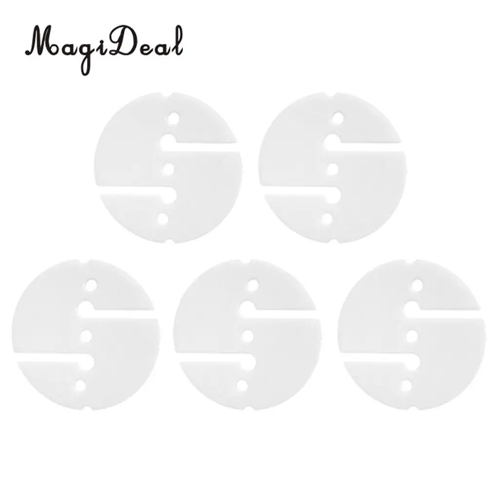 MagiDeal 5 Pieces Round Dive Line Arrow Marker for Scuba Cave and Wreck Diving Orange/Yellow/White