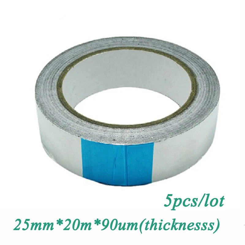 Heat Resistant Sealing Tape BGA Aluminum Adhesive Tape 5pcs/lot 25mm