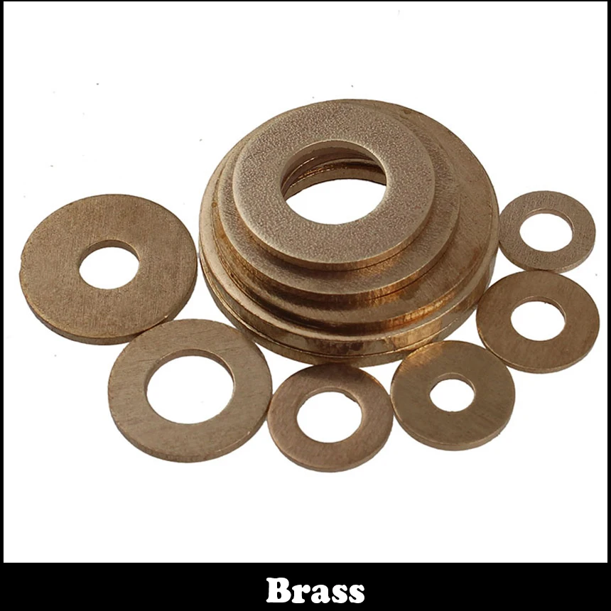 

M2 M2.5 M2x5x0.4 M2*5*0.4 M2.5x5x0.4 M2.5*5*0.4 Machine Spacer DIN125 Plain Ring Gasket Flat Brass Washer