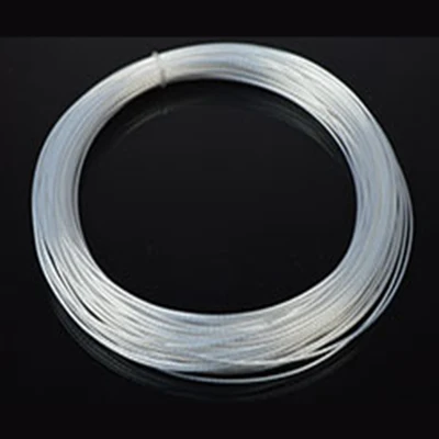 Посеребренный кабель PTFE провод 20 AWG UL10064 OD 1,5 мм кабель для наушников DIY провод для наушников аудио кабель высокотемпературный провод - Цвет: transparent