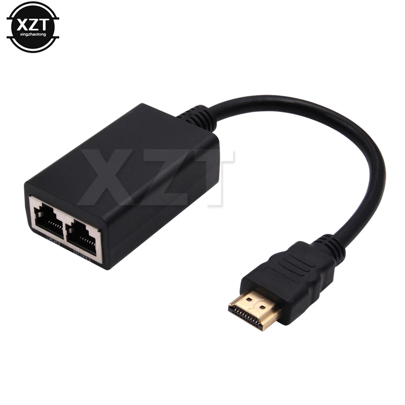 

Hot sale 1080P HDMI Extender TX/RX 30M CAT6 Signal Network Cable with IR Transmitter + Receiver with for CCTV Field HDTV DVD