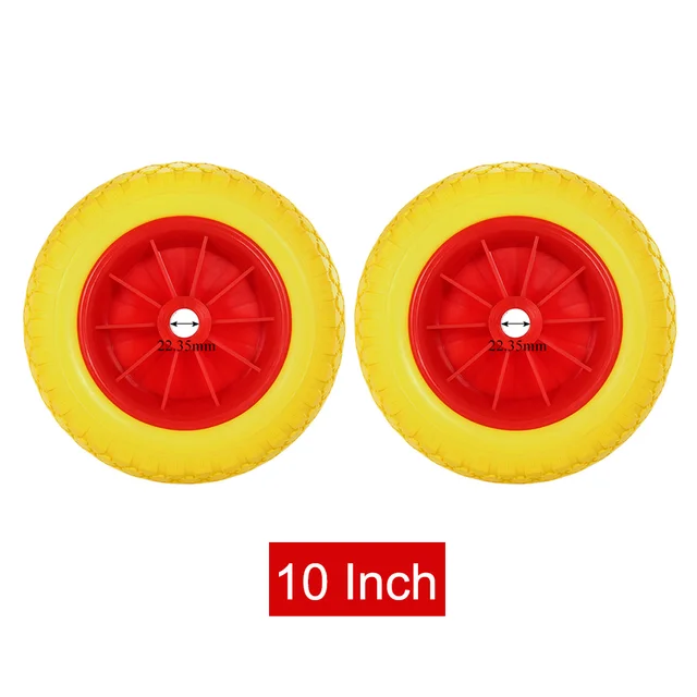 Kayak Carrier Trolley Trailer Transport Cart Wheel for Canoe Dragon Boat Wheel Replacement Kayak Car Rack Tires Dolly 10 inch 2PC