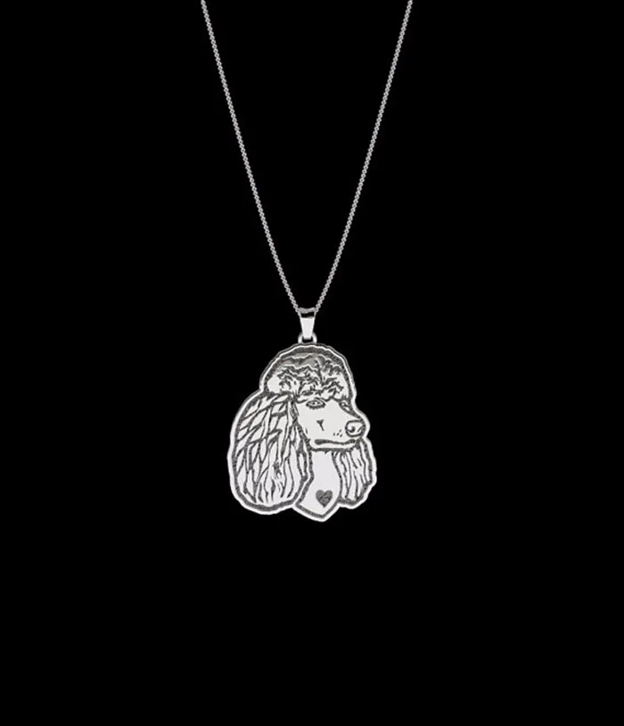 Poodle Jewelry pendant and necklace. Great for all the Dog, Puppy, and Pet Lovers