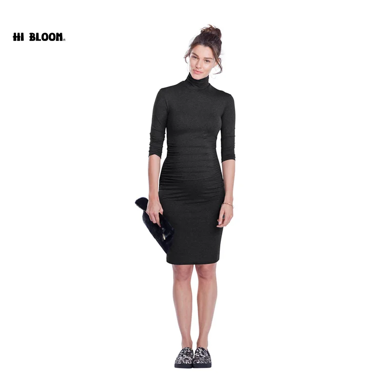 Musim semi Baju Hamil Turtleneck 