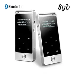 2018 новый оригинальный Бенджи S5 MP3 плеер Bluetooth Металла 8 GB звук без потерь MP3 музыкальный плеер Сенсорный экран FM MP3 Recordin