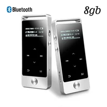 Новый оригинальный Бенджи S5 MP3-плееры Bluetooth 8 ГБ Металл HiFi Звук без потерь MP3 музыкальный плеер Сенсорный экран FM MP3 Запись
