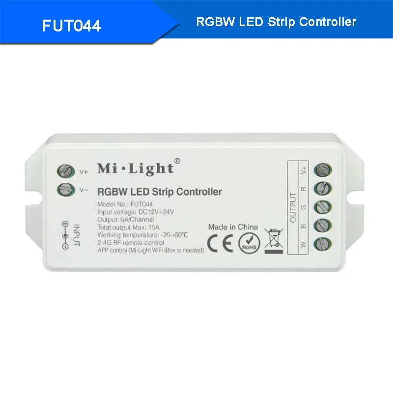 Miboxer 2,4G беспроводной RGB/RGBW/RGB+ CCT контроллер светодиодной ленты wifi умная панель Дистанционное выключение светильник DC12V-24V - Цвет: FUT044