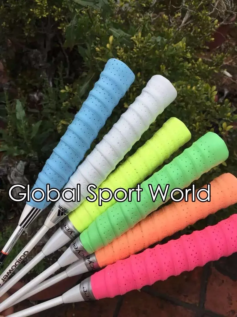 20 шт G99 из нескользящего пластика EVA Теннисная ракетка для верхнего хвата ярких цветов ракетки для бадминтона через ручки