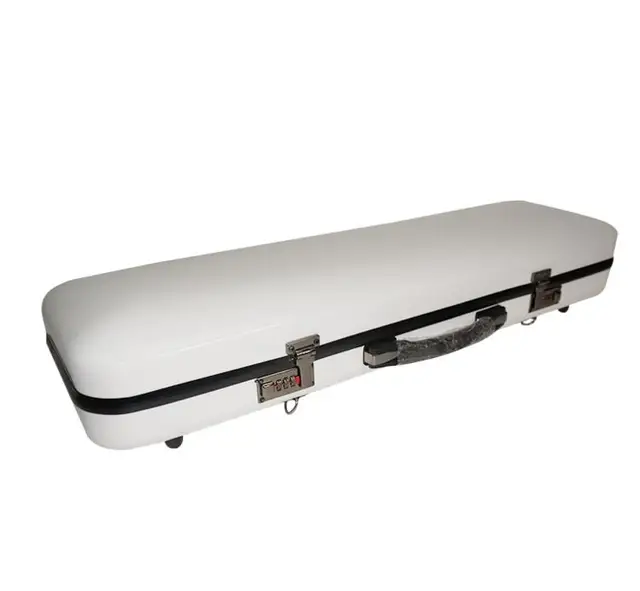 Best price at $190 Cheap DHL SHIPPING High grade square glass fiber reinforced plastic 4/4 violin case double cipher lock many colors optional