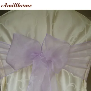 

FREE SHIPPING 100 pcs chair cover sash for wedding organza chair sashes wedding sash wedding sash chair ties