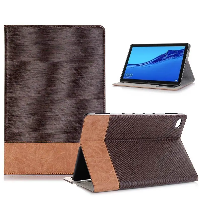 Case-for-Huawei-Mediapad-M5-Lite-10.1''-BAH2-W19-L09-W09-Wood-Grain-PU-Leather-Smart-Cover-SleepWake-Tablet-Flip-Stand-Case-(41)