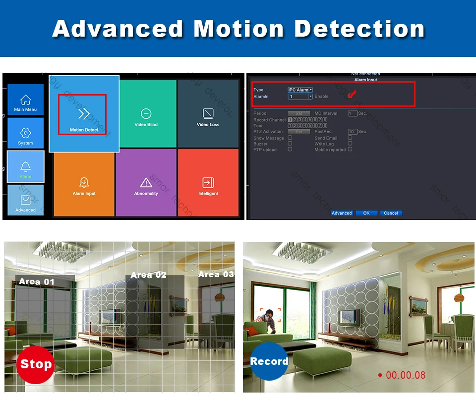 Smh.265 CCTV NVR 16CH 5MP система безопасности 16 каналов 1080P сетевой видеорегистратор детектор движения сигнализация XMEYE P2P ONVIF