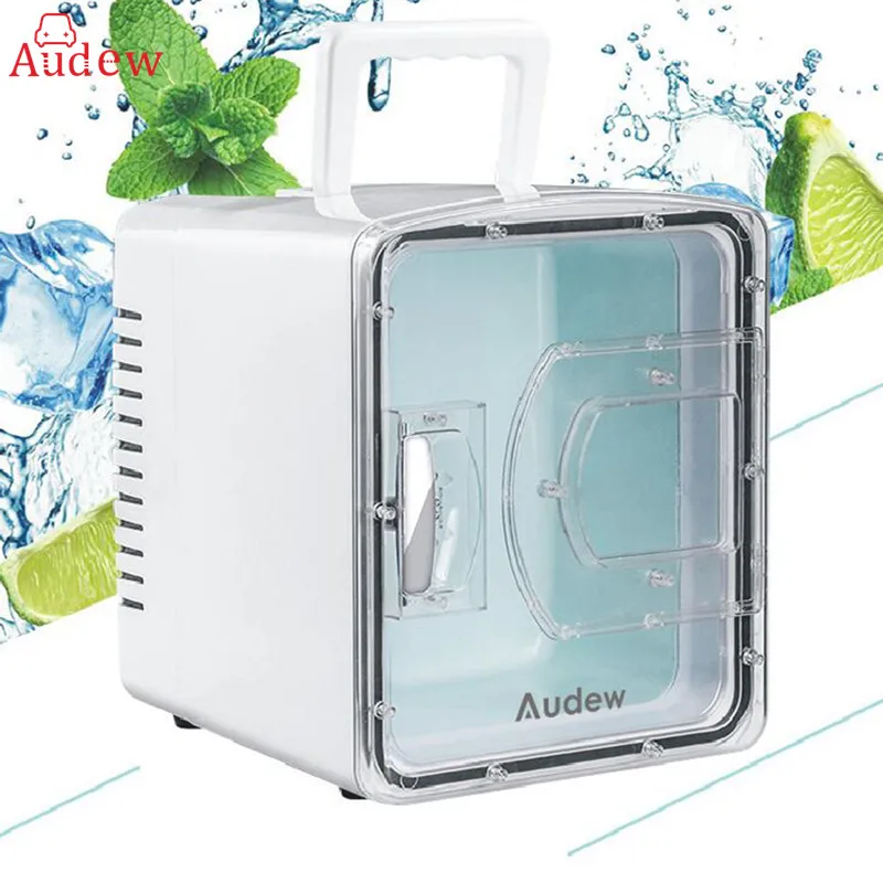 

Audew 8L DC12V/AC110V Portable Car Refrigerator Freezer Compact Personal Fridge Cooler Heater Mini Refrigerator Car Home Camping