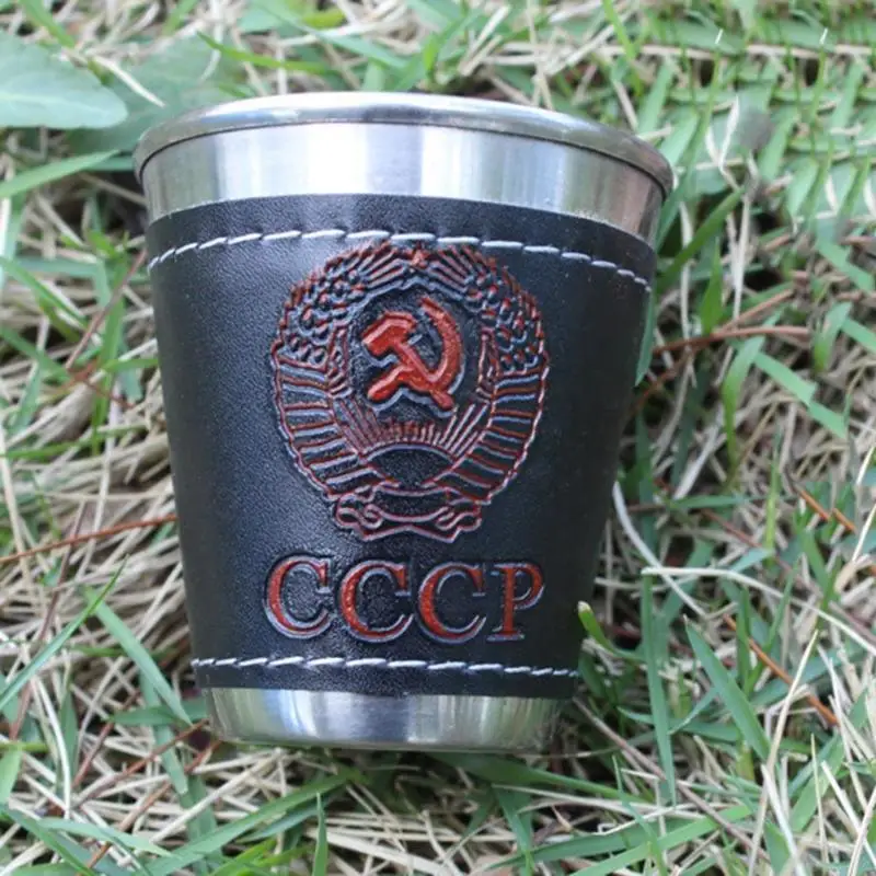 8 унций фляжки из нержавеющей стали для спирта флакон вина набор бутылок чашка Cccp