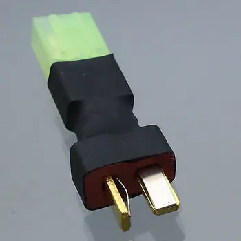 

Wireless Adapter Plug, T-Plug (Deans Type) Male to Mini Tamiya Female Connector